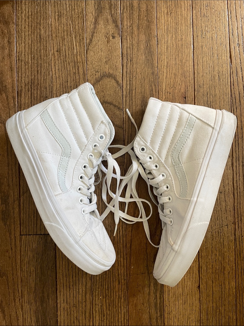Vans White High-Top Sneakers